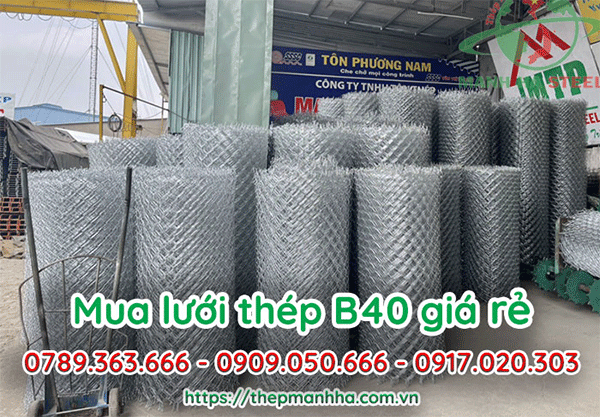 Thép Mạnh Hà - Nhà phân phối lưới B40 uy tín tại Cần Thơ - Báo Cần Thơ  Online